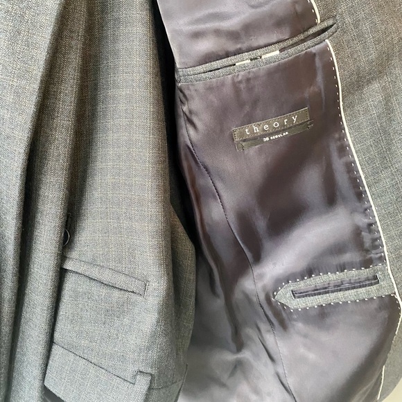 Theory Wool Suit Jacket & Pants - Picture 4 of 5